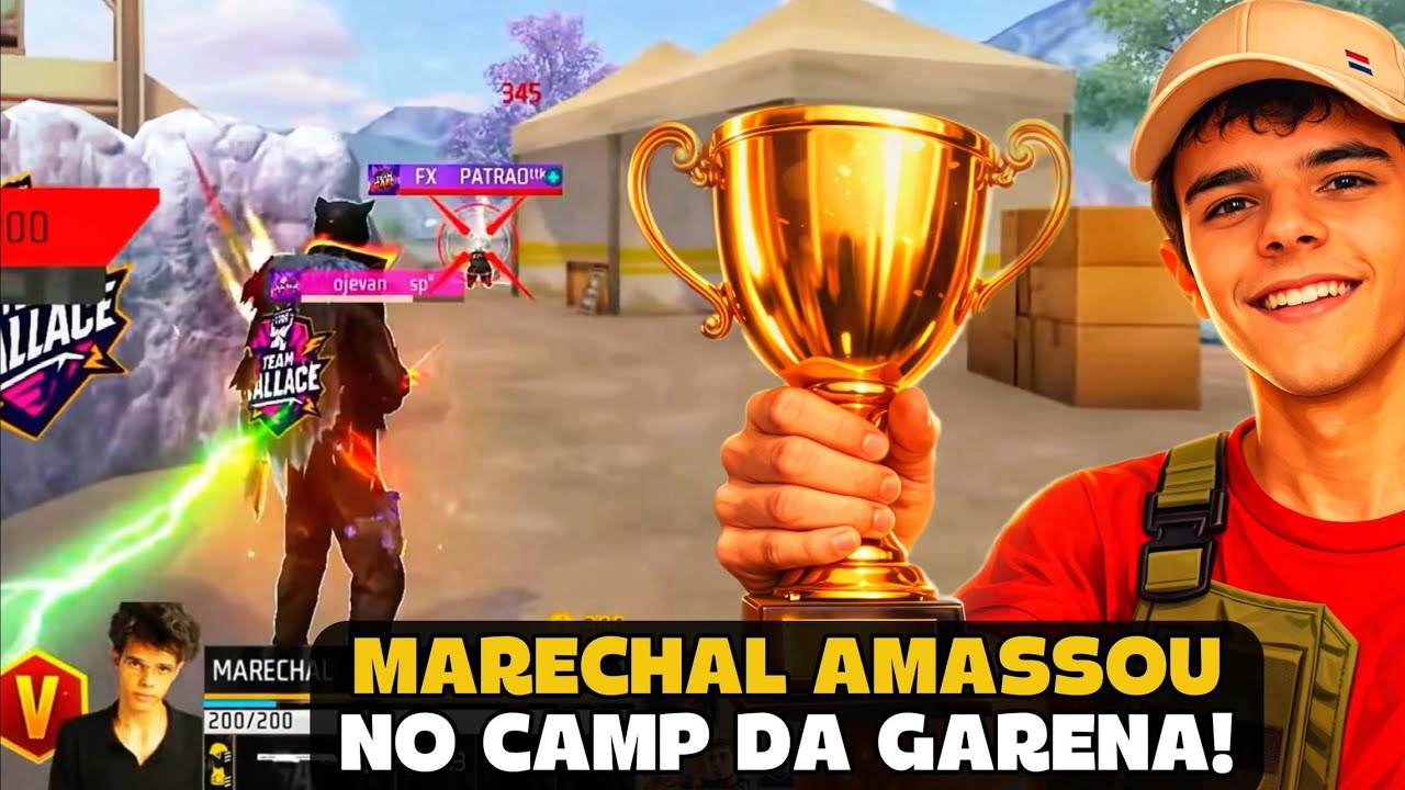 MARECHAL AMASSOU NO CAMPEONATO DOS INFLUENCIADORES DA GARENA! FREE FIRE - MARECHAL HIGHLIGHTS