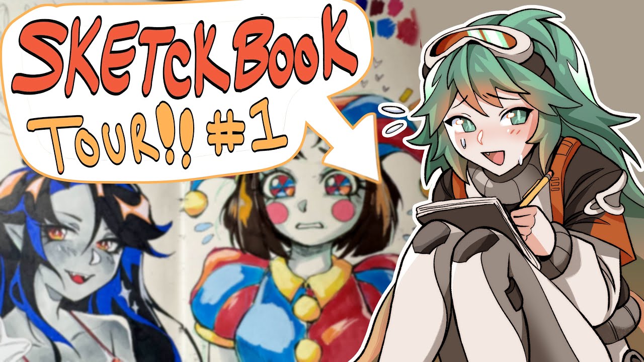 My First Sketchbook Tour!! | Sketchbook #1