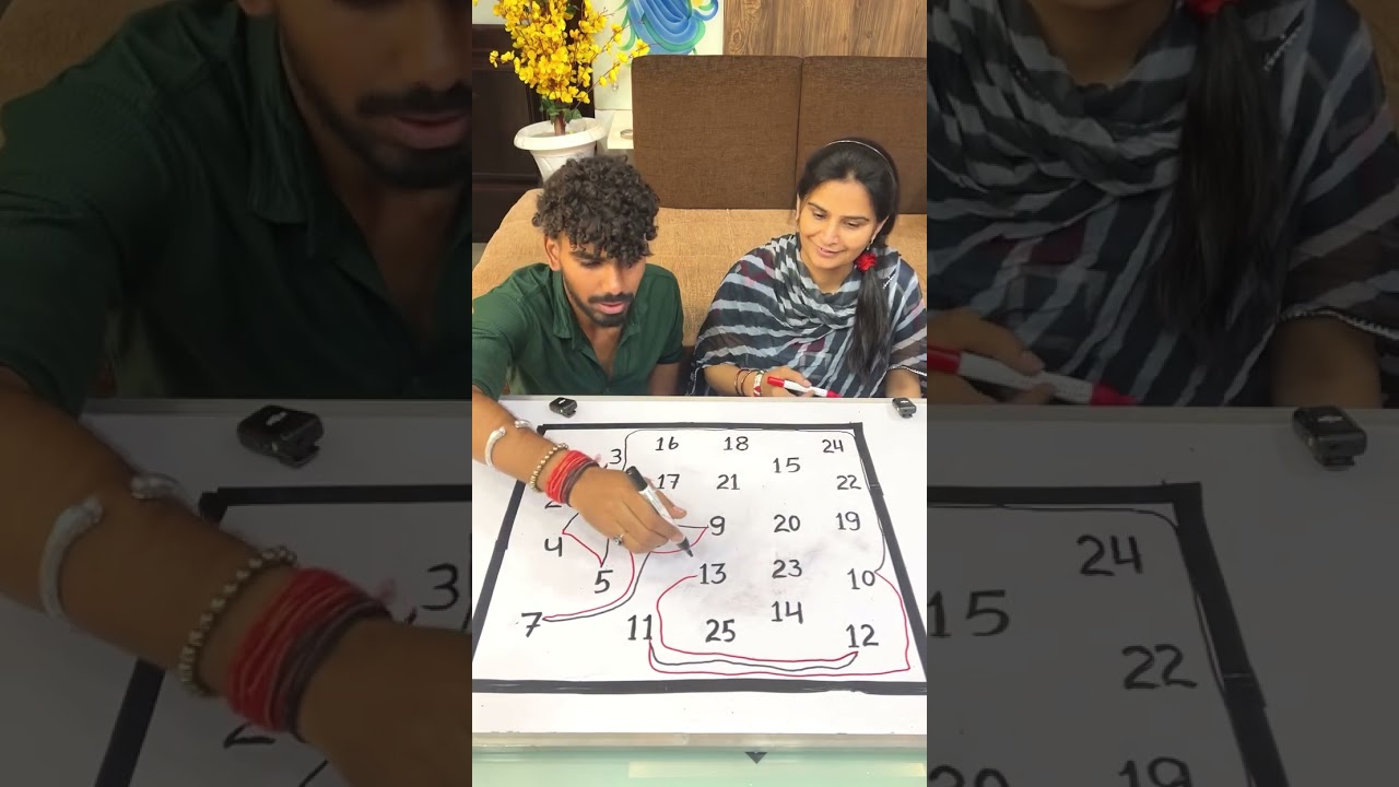 Match 1 to 25 with ✍️ #dhakadpranks