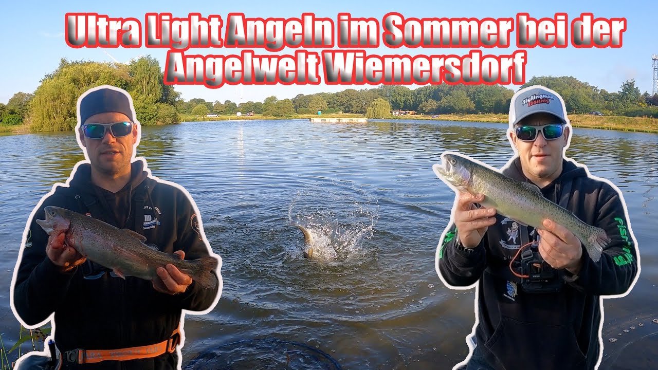 Forellen Angeln bei der Angelwelt Wiemersdorf mit der Ultra Light Rute