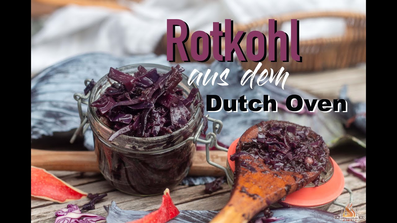 Rotkohl aus dem Dutch Oven | 🍎Apfelrotkohl wie von Oma 🍏