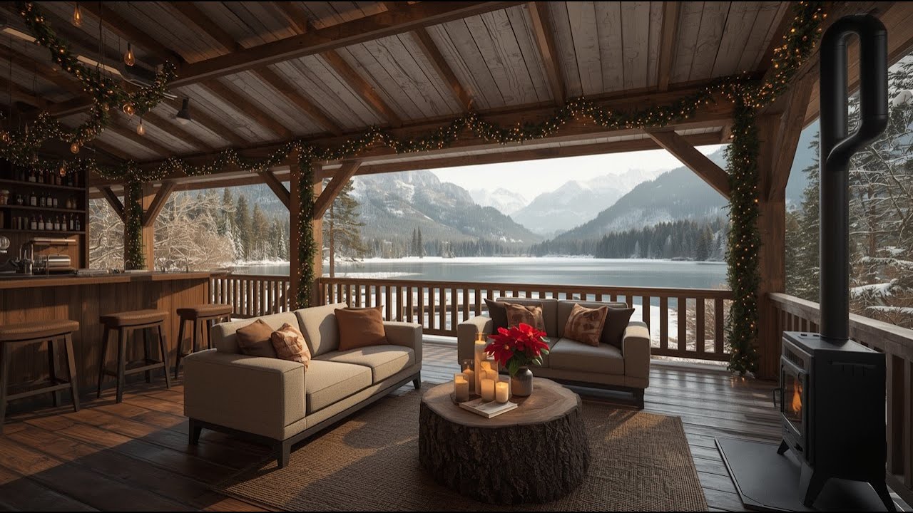 Winter Morning ☕ Slow Snowfall and Smooth Jazz for Work, Study & Focus