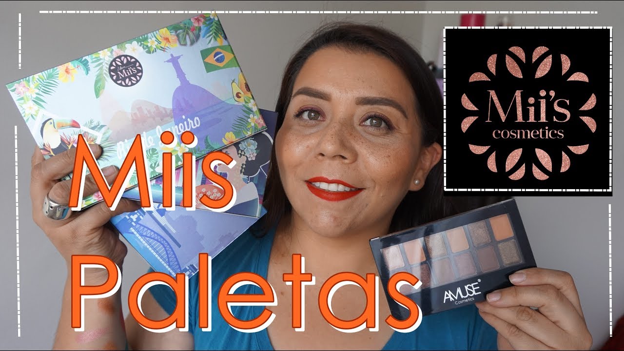 Mis paletas de Miis Cosmetics | Swatches!!!!