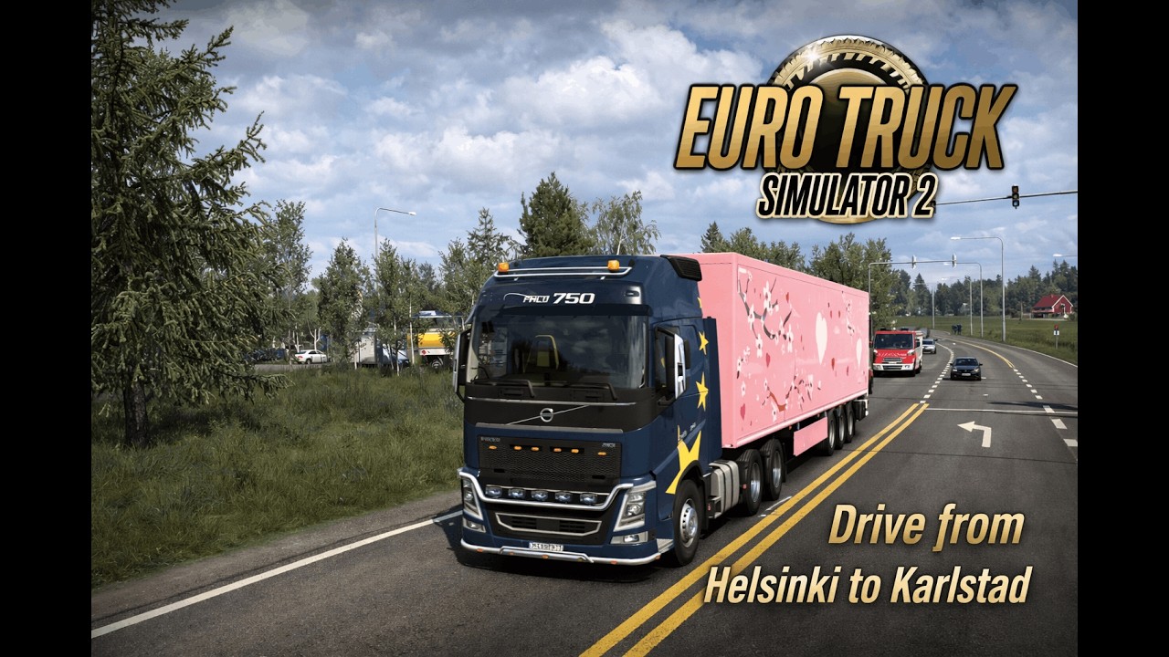Euro Truck Simulator 2 | Scenic Drive from Helsinki to Karlstad 🇫🇮🇸🇪