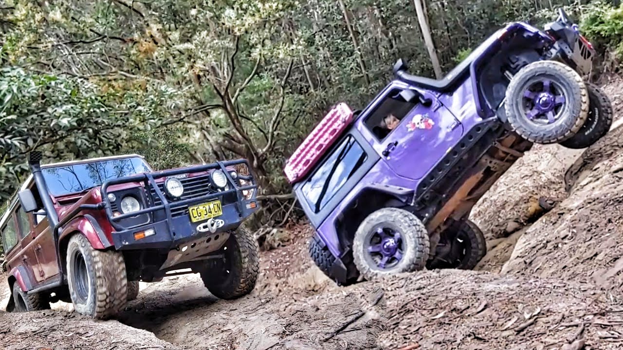 Mud Bowl Trail aka Ant Hill Watagans - Toyota vs Land Rover vs Jeep vs Nissan