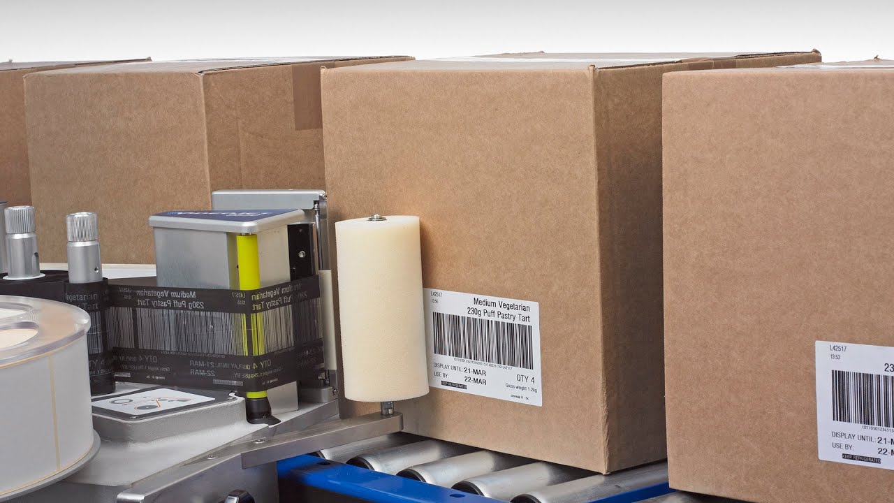 Videojet 9550 print & apply labeling system for efficient, accurate label printing and application