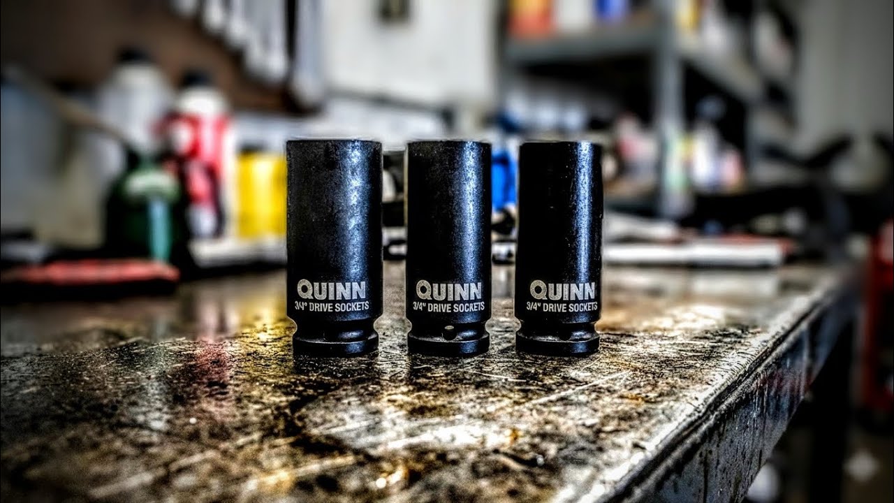 Набор глубоких ударных торцевых головок Quinn 3/4