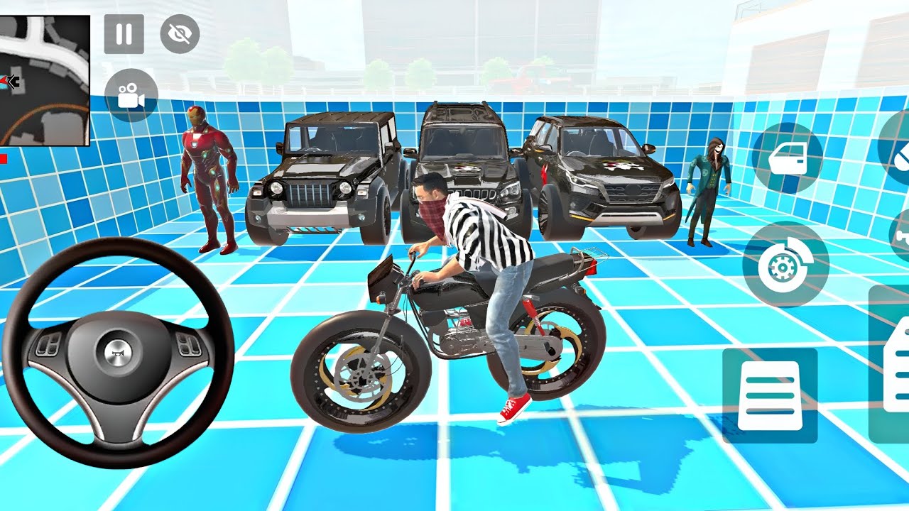 🇨🇮 Indian Thift Auto Game New Update 🐯 Fortuner & Ironman 🏦 Purchased Scorpio Cars Showroom Game 🎮