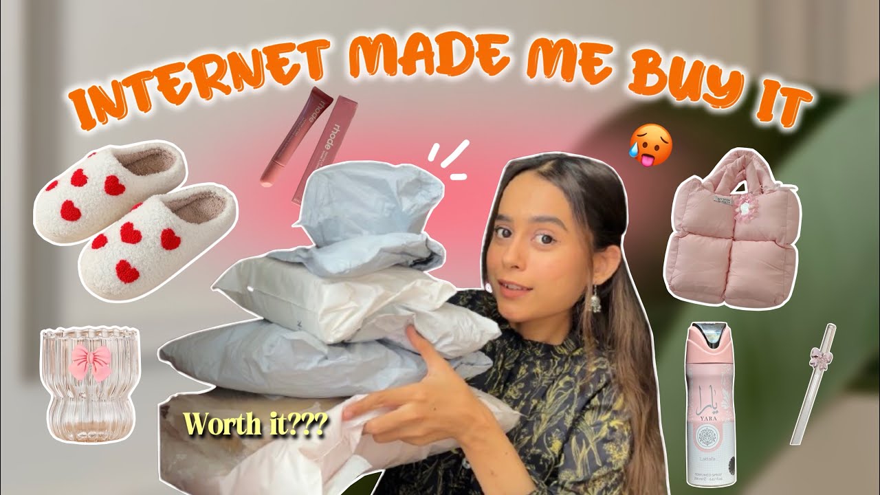 Things I was INFLUENCED to buy from the internet 💌🛍️ // Daraz Haul