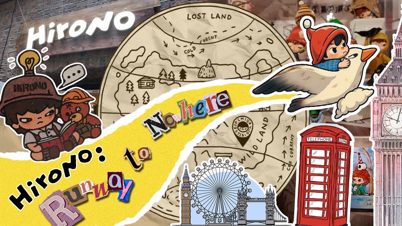 Hirono:Runway to Nowhere Pop Mart Exhibit in London!!!