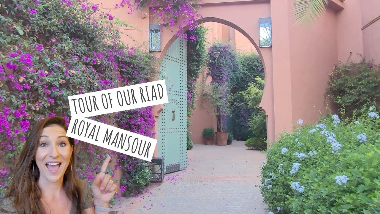 MOROCCO - Tour of our RIAD at the ROYAL MANSOUR Hotel. The Number 1 Hotel in the WORLD!