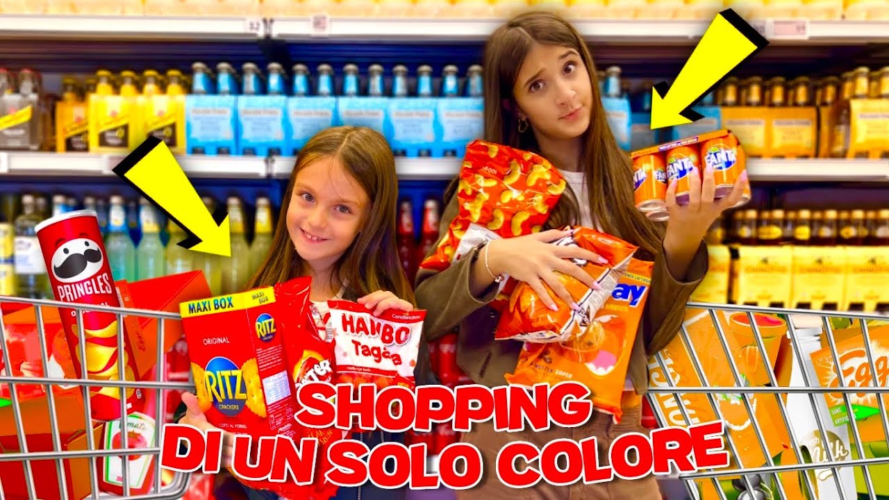 SHOPPING di un SOLO COLORE 🛒 •CHALLENGE•