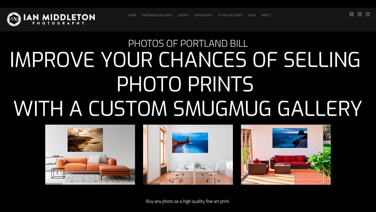 Sell more photo prints by creating a custom Smugmug photo gallery to help market your photos better.