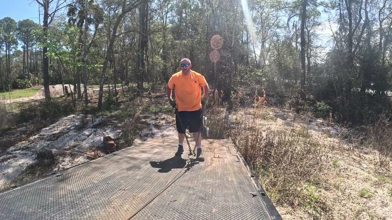 Working around the new yard moveing stuff 