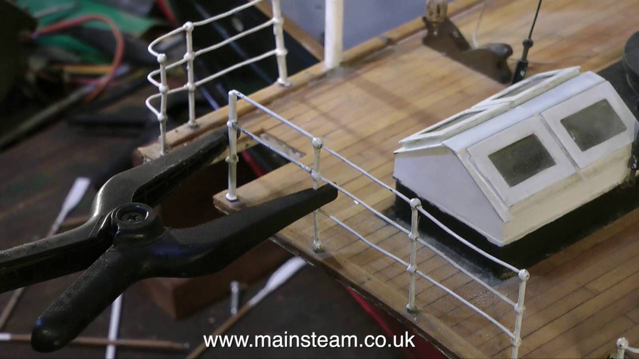 REFURBISHING A VINTAGE MODEL STEAM BOAT - PART #21