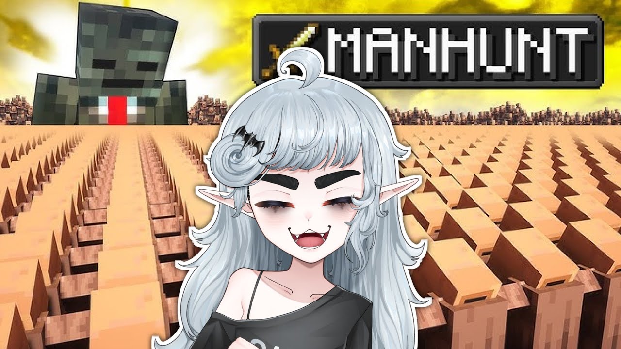 FUNNIEST MINECRAFT VIDEO! 1000000 Villager MANHUNT