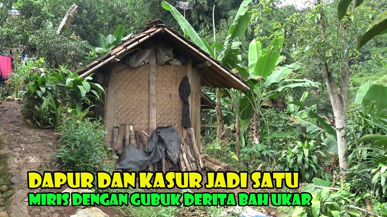 Tinggal Di Gubuk Derita..Sangat Tidak Layak Huni. Bah Ukar Hanya Bisa Pasrah Akibat Kemiskinan.