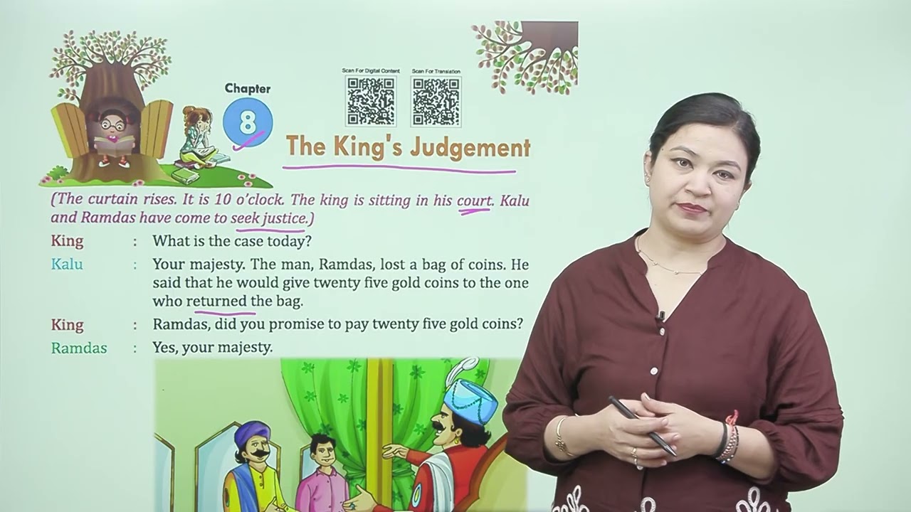 Ch 8  | Lavendar Books | English | Class 03 | The King's Judgement | For children