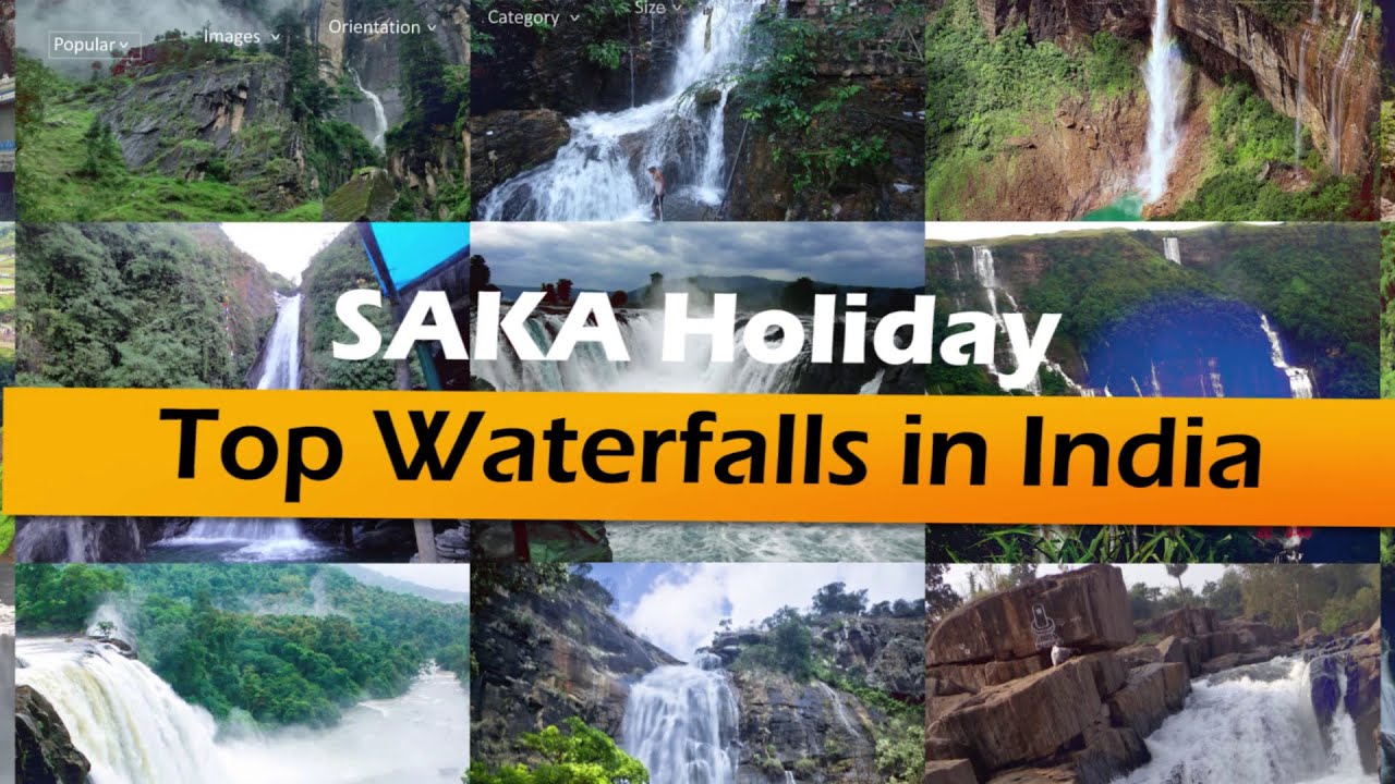 Most Beautiful Famous Waterfall in India #6 | Saka Holiday