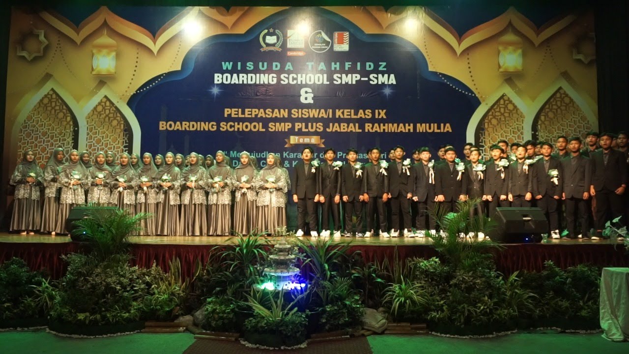 Wisuda Tahfidz & Pelepasan Siswa/i Boarding School SMP-SMA Plus Jabal Rahmah Mulia Angkatan Ke-3