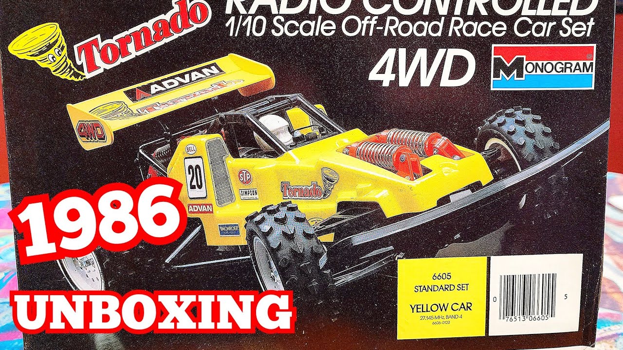 Vintage Rc Unboxing 1986 Monogram Tornado