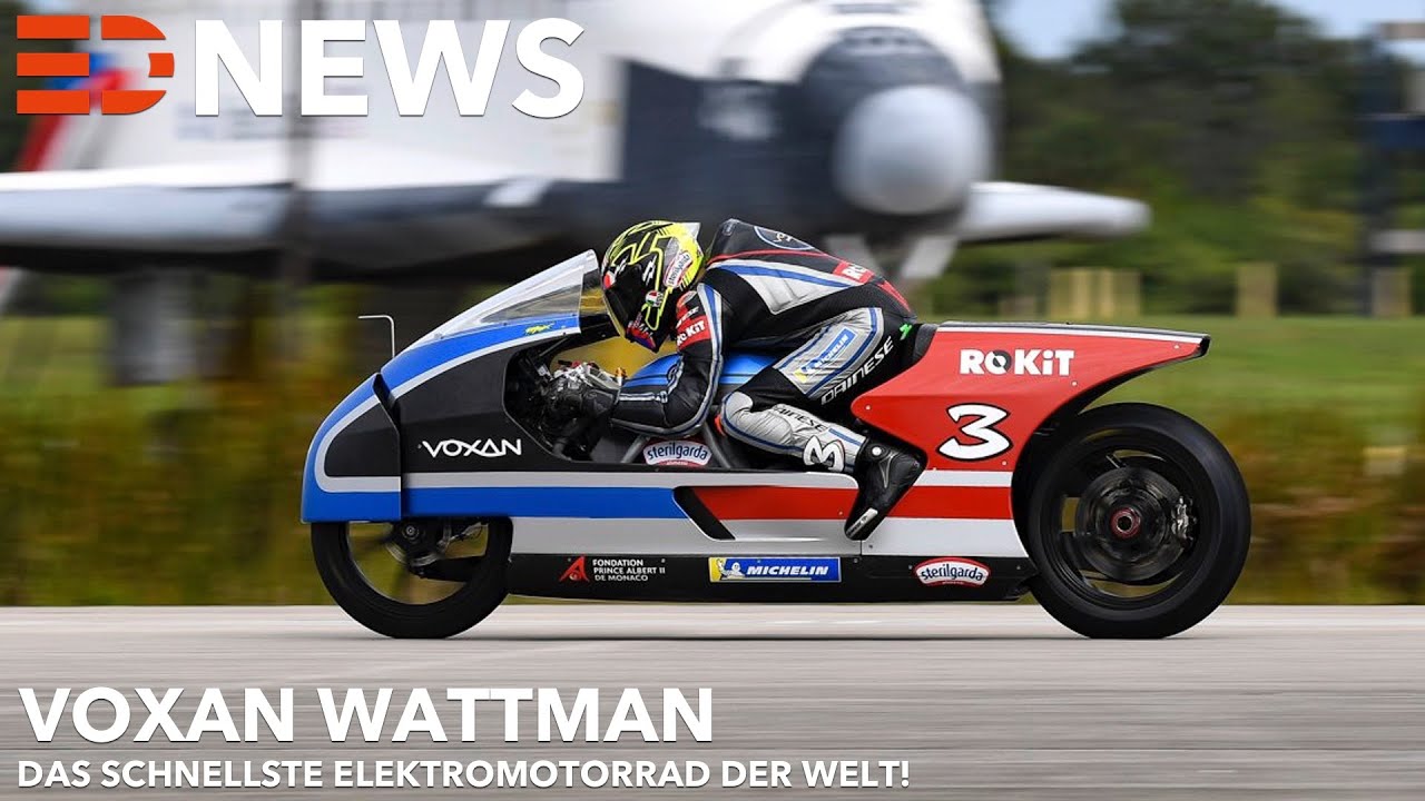 Voxan Wattman: Das schnellste Elektromotorrad der Welt! | Technische Daten | Electric Drive News