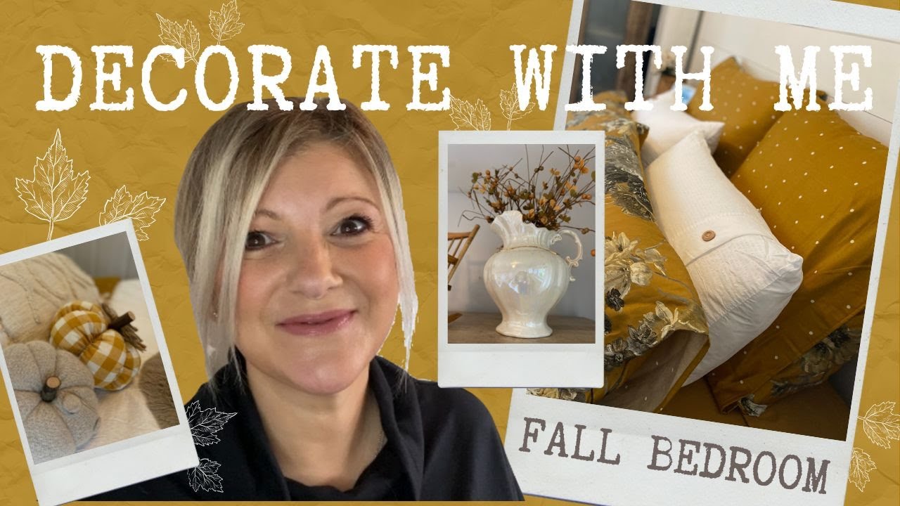 FALL DECORATE WITH ME/FALL BEDROOM MAKEOVER/FRESH/FALL DECOR