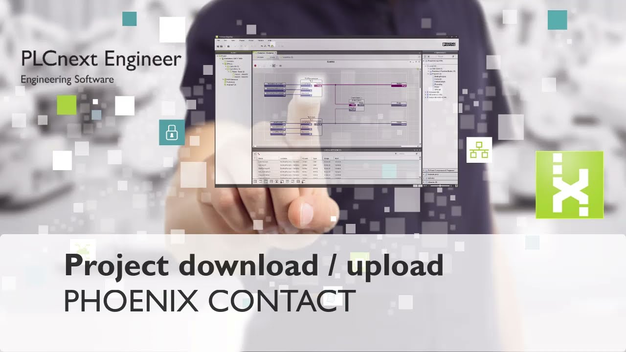 How to download and upload a project to/from the controller | Getting started with PLCnext Engineer