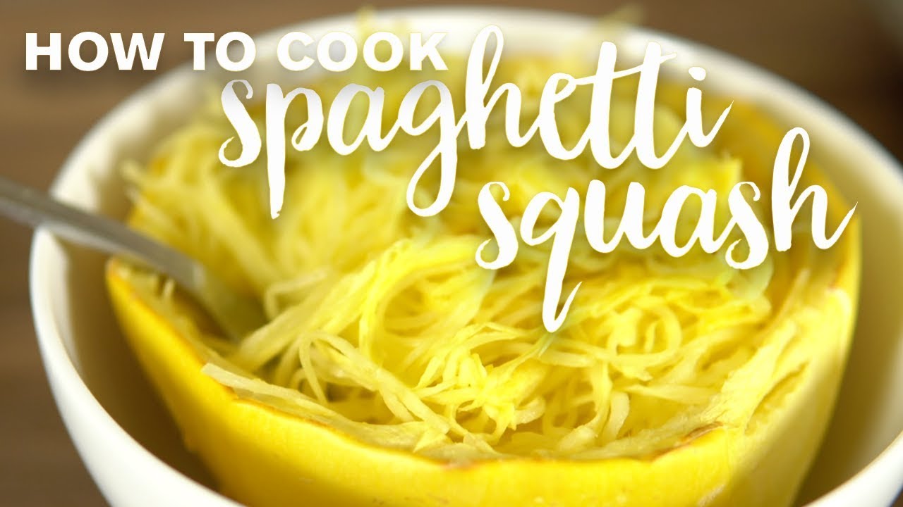 How to Cook Spaghetti Squash - get the longest 