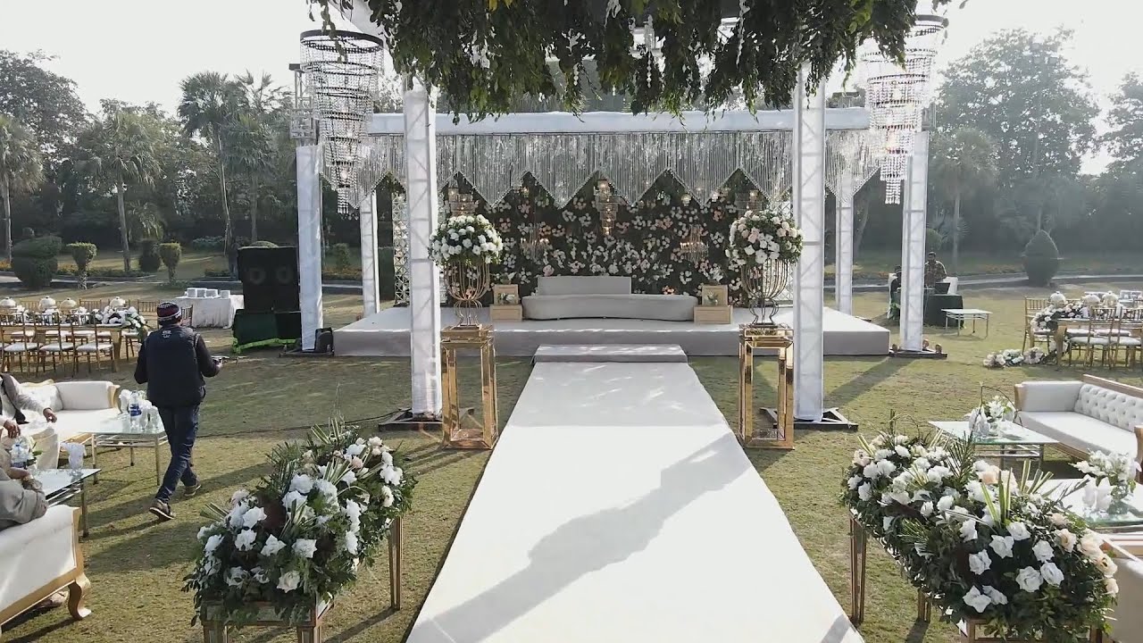 Open Air Walima Day Event & Décor Organized By Nadeem Caterers at Celebrazione Farmhouse