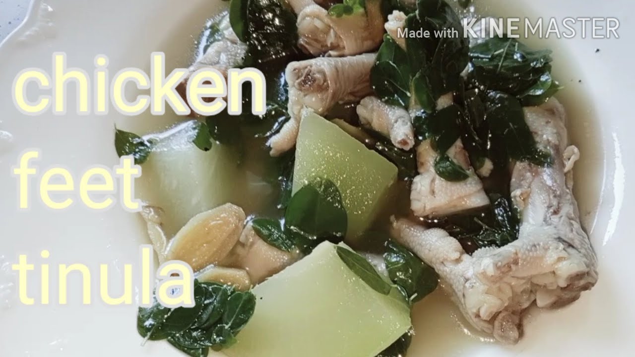 TINOLANG PAA NG MANOK | CHICKEN FEET TINOLA
