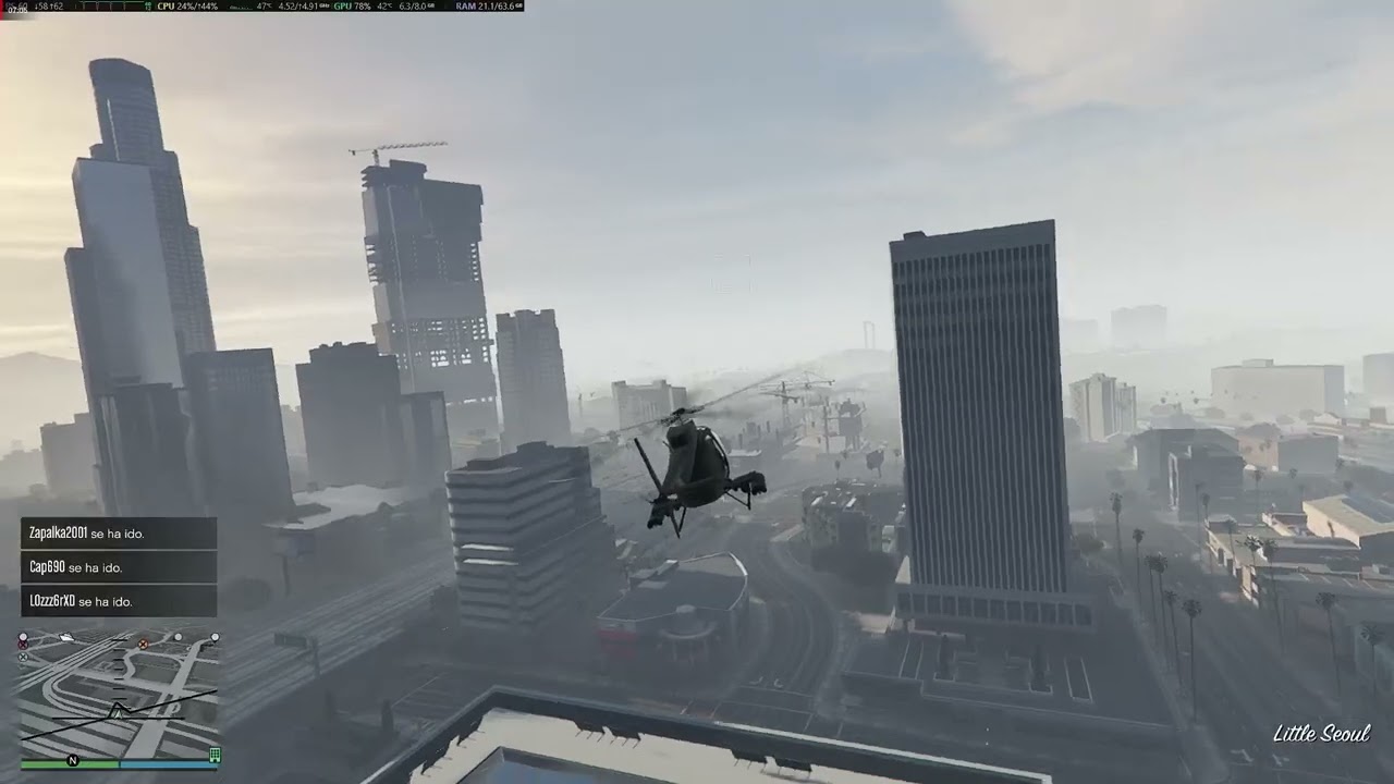 Grand Theft Auto V Enhanced 2026 01 13 06 43 Vencejo2 PVp mejor piloto heliocopteros jaja me cargo u