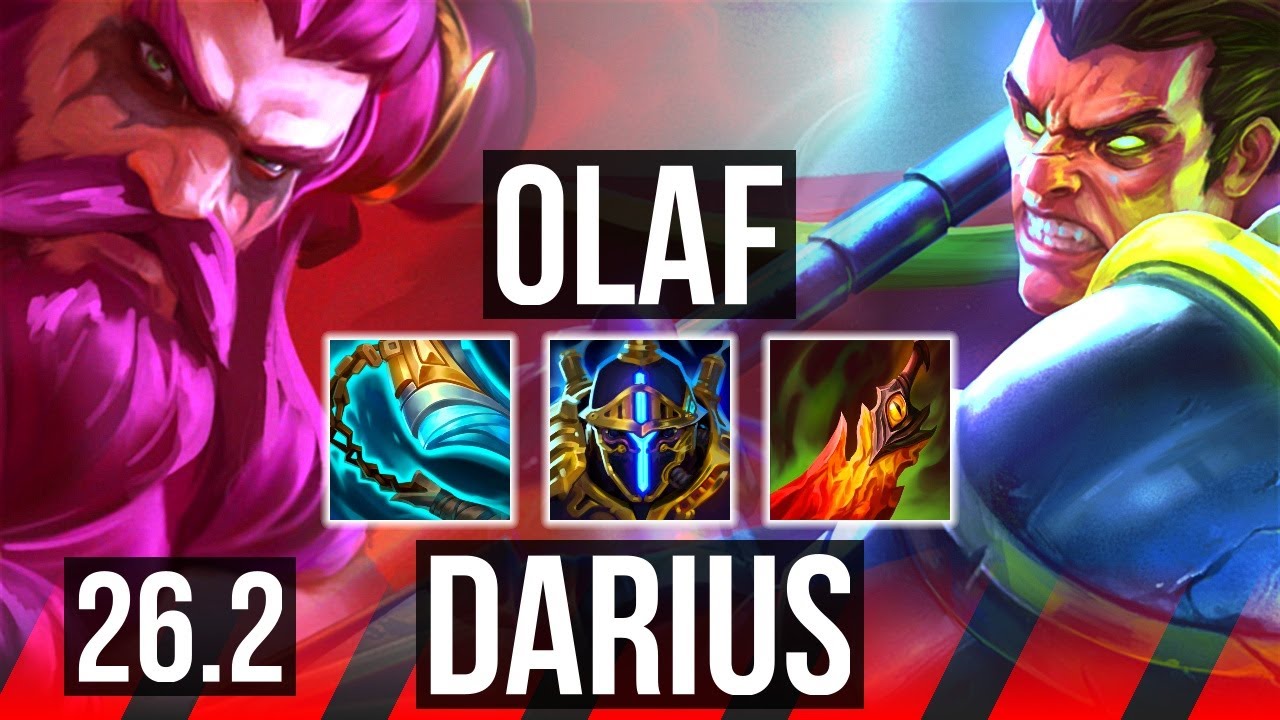 OLAF vs DARIUS (TOP) | EUW Master | 26.2