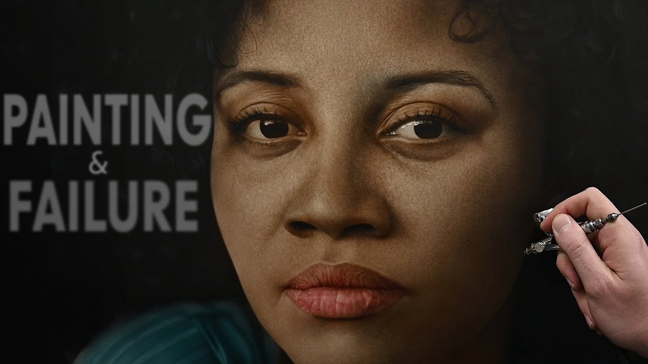 How To Paint A Portrait | Airbrush Portrait Painting | Part 1
