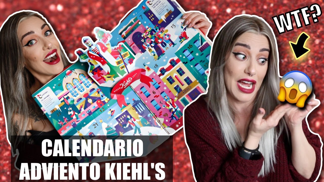 🔥KIEHL'S me trolea⁉️Abriendo CALENDARIO de ADVIENTO 2019 + REVIEW de 24 productos.