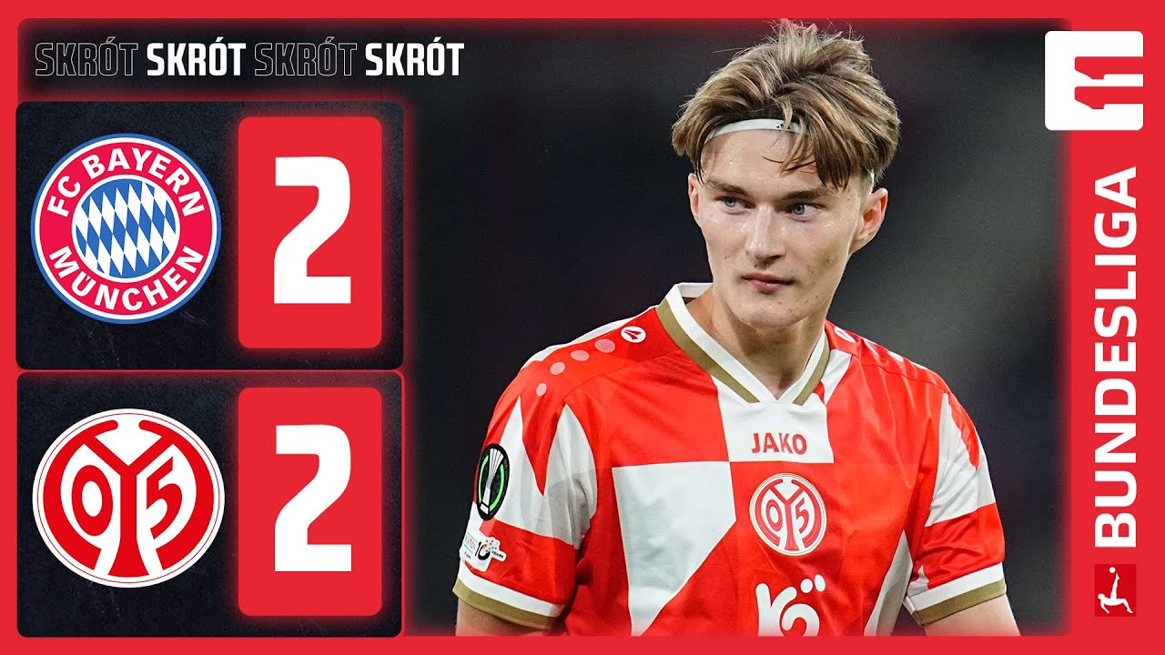 POTULSKI STRZELA BAYERNOWI, KAWAŁ MECZU POLAKA! MAINZ TANIO SKÓRY NIE SPRZEDAŁO | SKRÓT