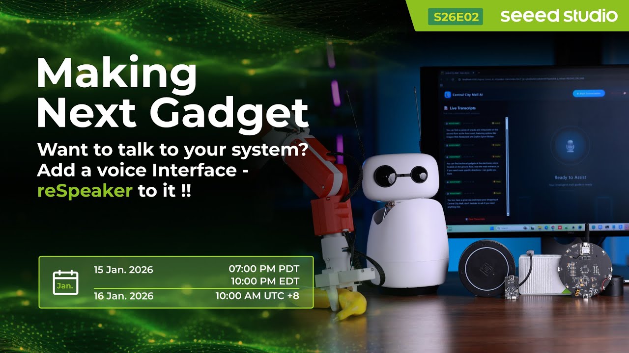 Making Next Gadget | Want to talk to your system? Add a voice Interface -reSpeaker to it !!