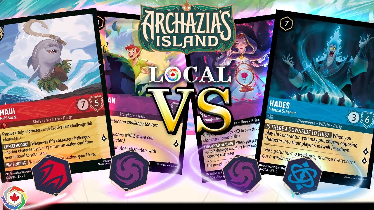 Rush Your Way To Victory! Ruby Amethyst Evasives VS Amethyst Sapphire Blurple - Lorcana Local Match