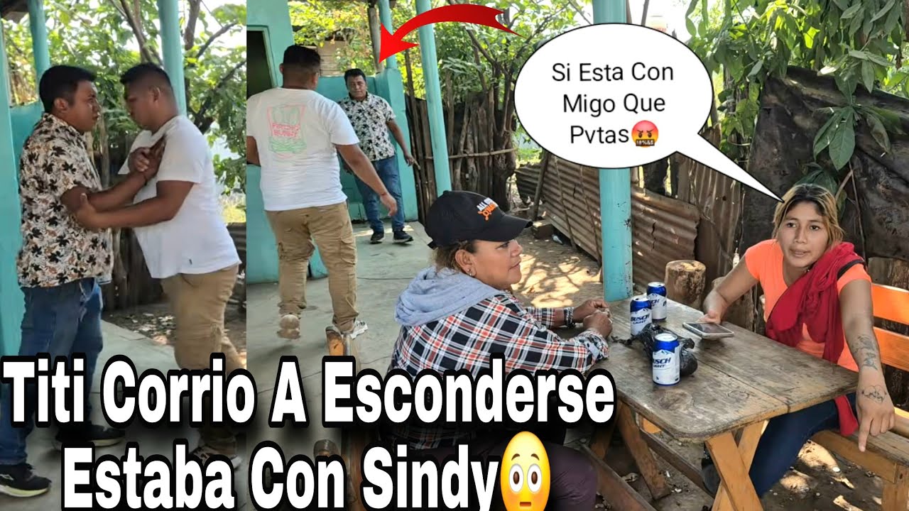 Urg3nte Titi Ya No Le Dio Tiempo Esconderse En La Cantina Con Sindy Fue Captado Manguero Lo V3rgueo🤬