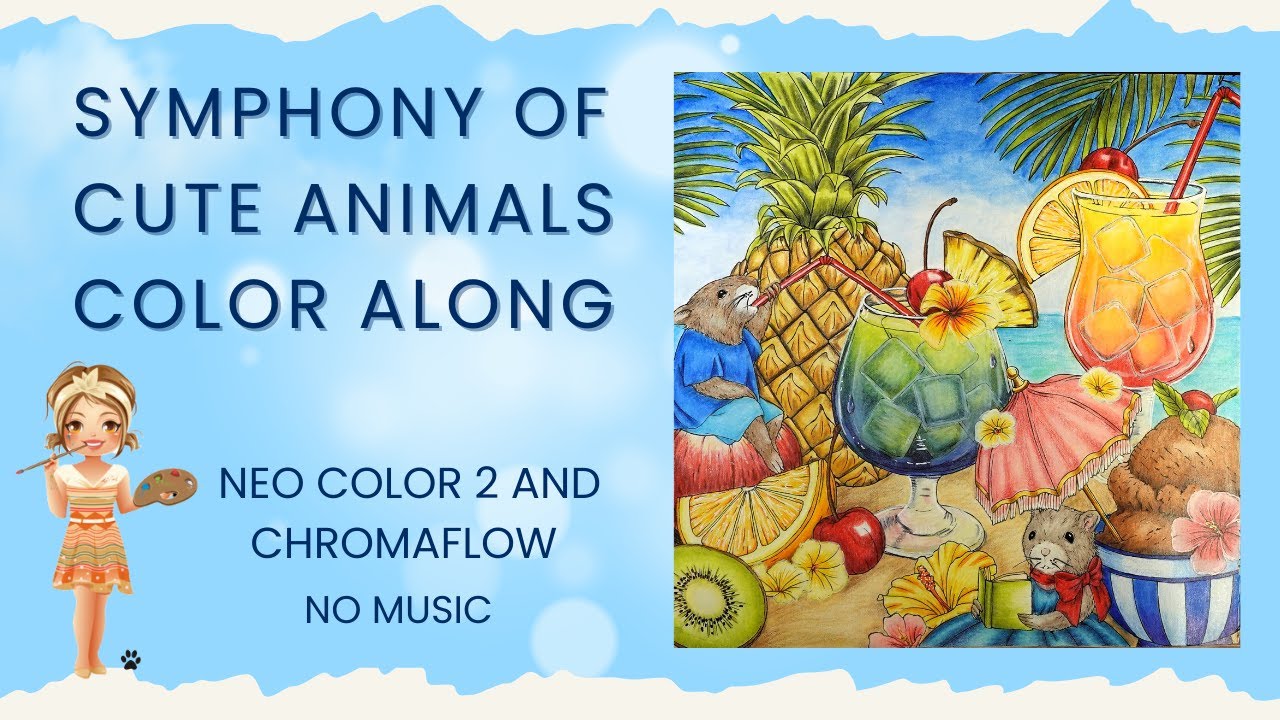 Symphony of Cute Animals Color Along | Sip Back and Relax!