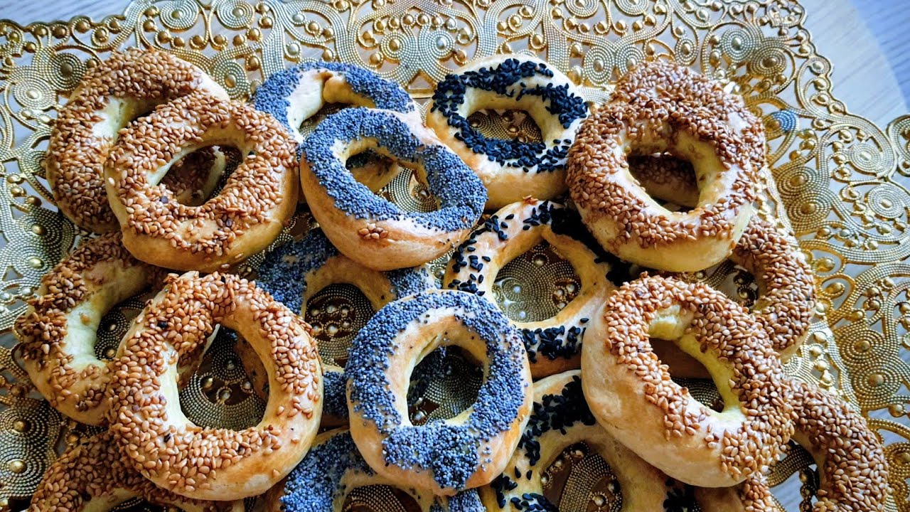 😍BAYATLAMAYAN💯  Mahlepli    KANDİL SİMİDİ tarifi! #simit #susamlıkurabiye 