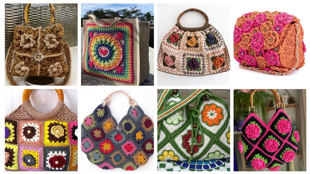 300+attractive Top crochet hand bags Designs ideas for everyone