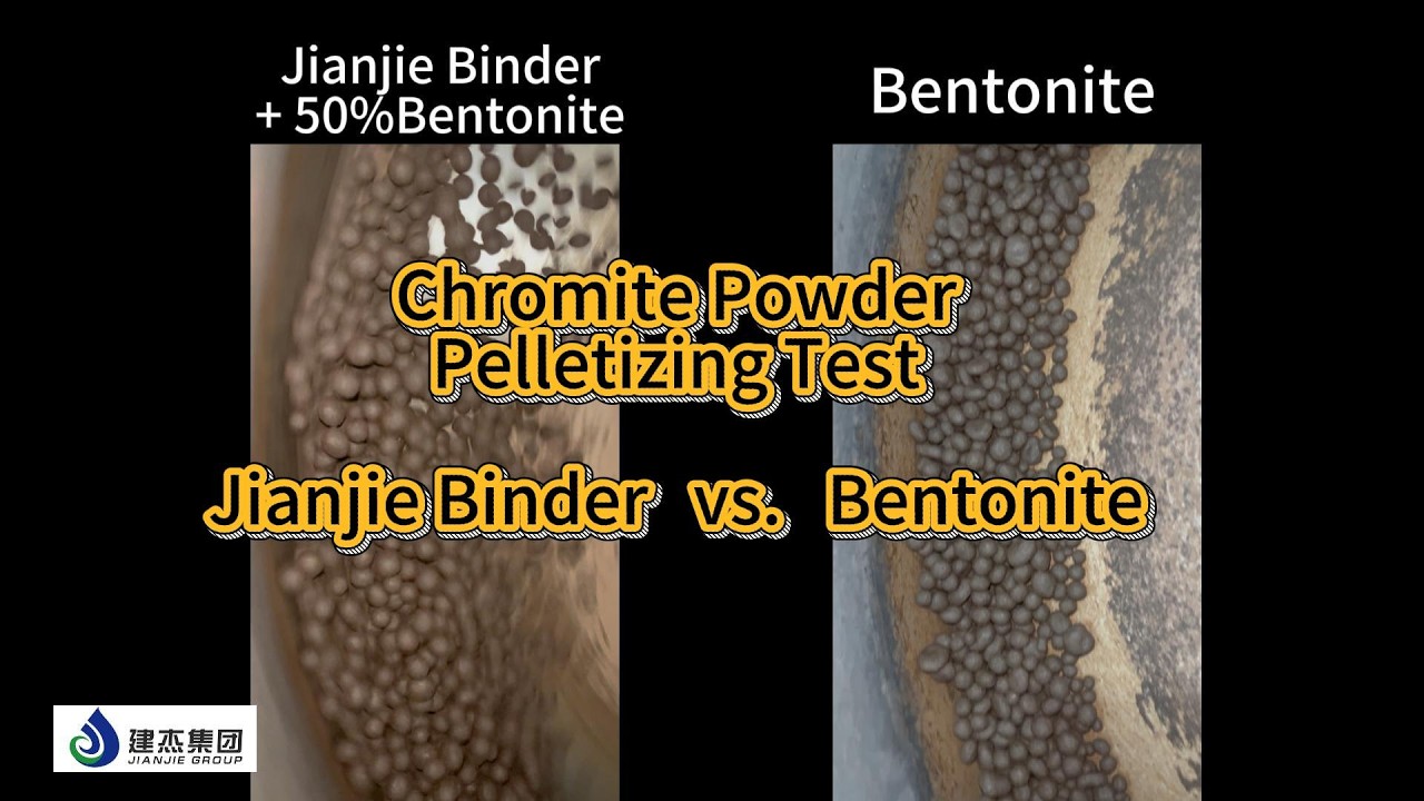 Chrome Ore Pelletization Lab Test: Jianjie Composite Binder vs. Traditional Bentonite