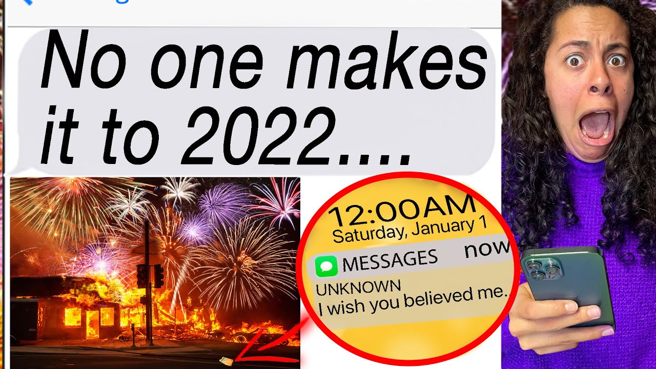 My FUTURE SELF Texted Me We're All Going to DIE ON NEW YEARS EVE!!! | Scary Text Message Story