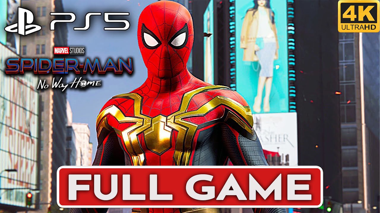 SPIDER-MAN NO WAY HOME suit PS5 Gameplay Walkthrough FULL GAME [4K 60FPS] - No Commentary