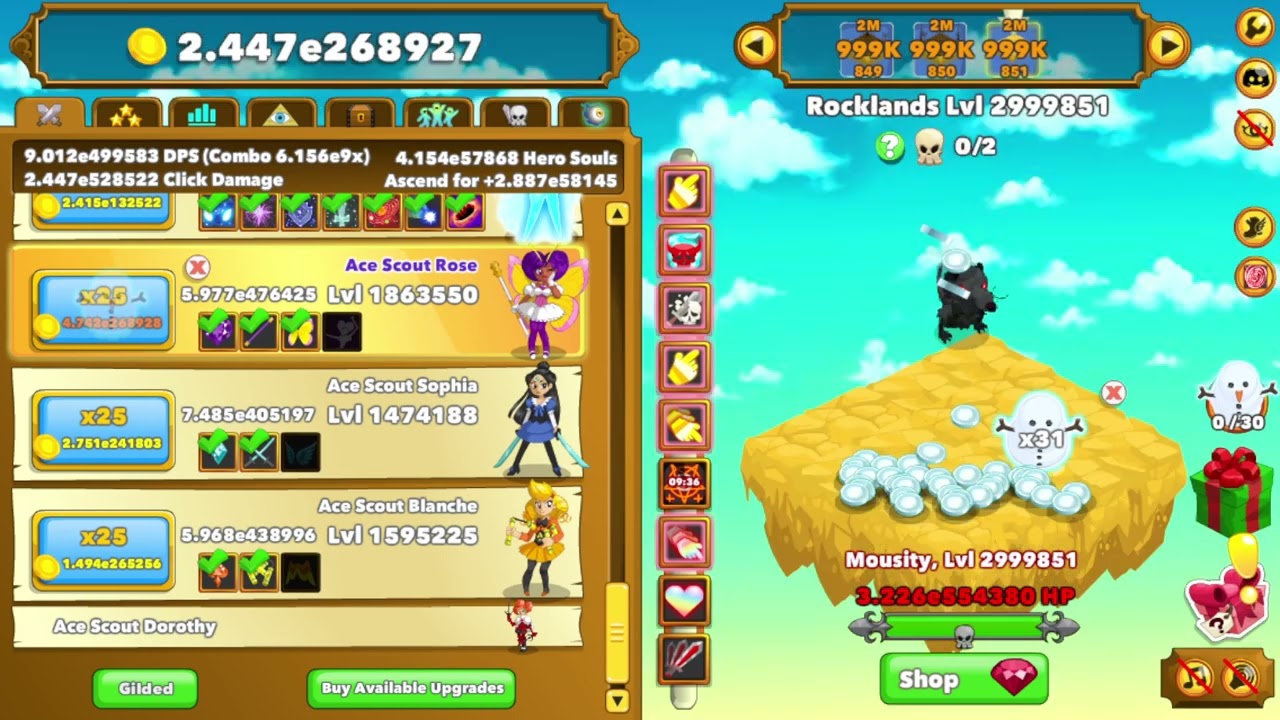 Clicker Heroes - Zone 3 Million
