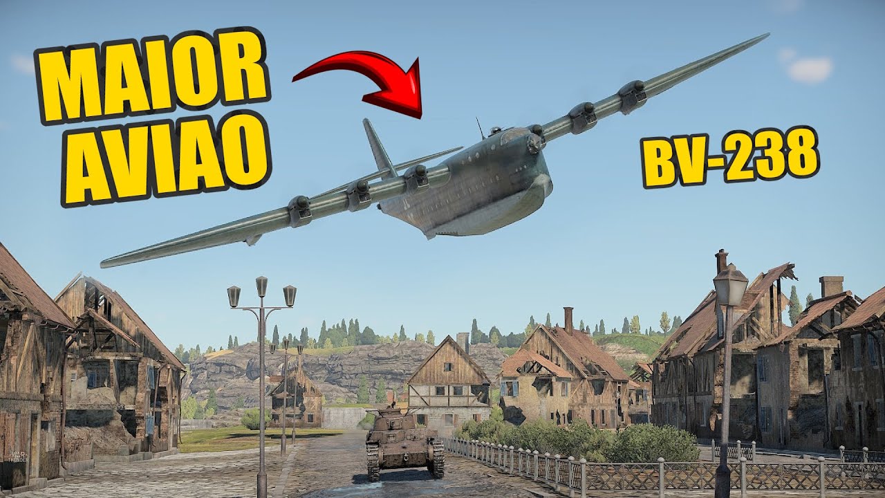 Usei o MAIOR AVIAO DO JOGO Contra Tanques e Me Surpreendi ! - Warthunder PT - BR