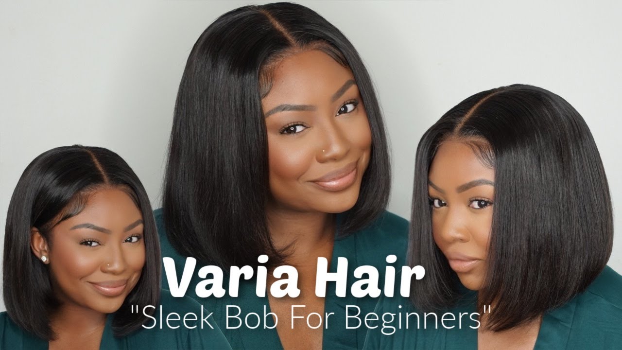 VARIA HAIR | Простая установка гладкого парика боб 5x5
