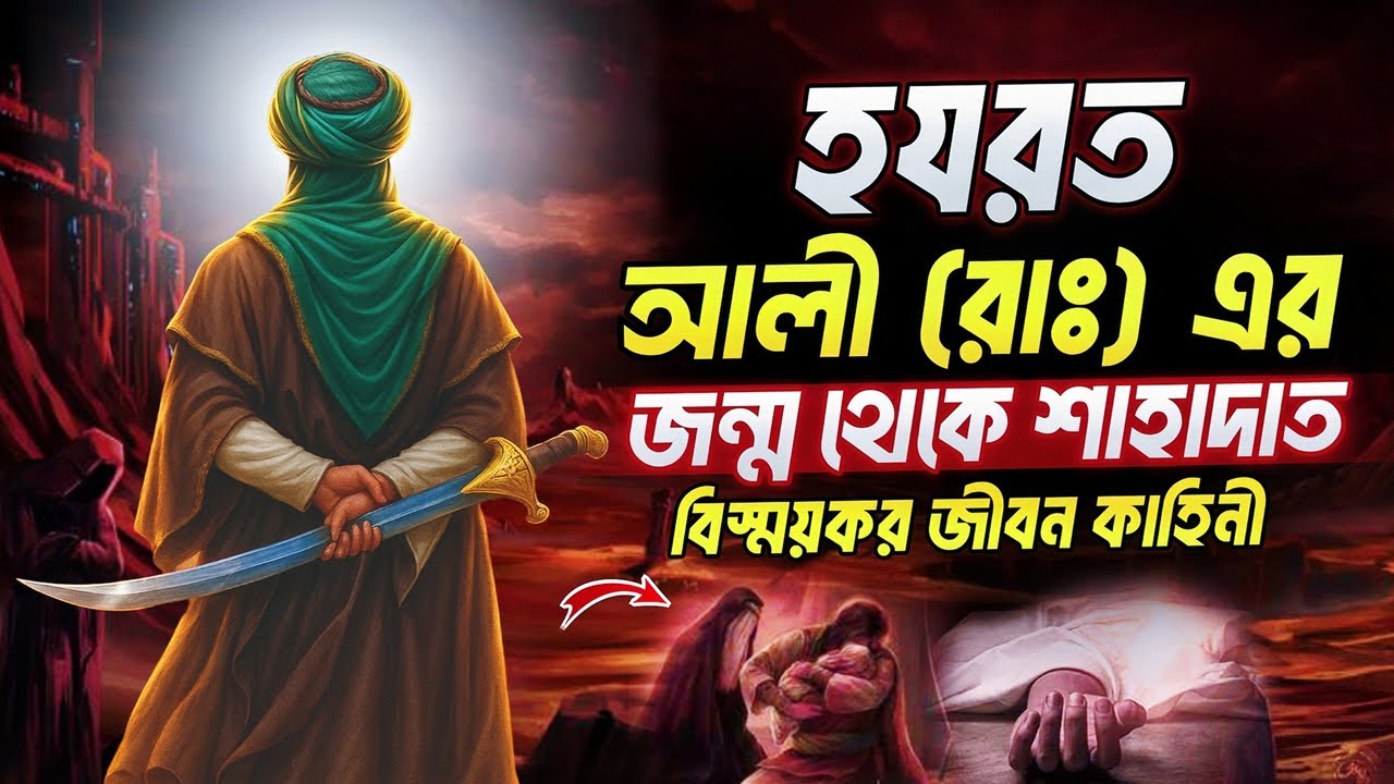 আলী (রাঃ) এর জন্ম থেকে শাহাদাত পর্যন্ত বিস্ময়কর কাহিনী❗ | Life History of Hazrat Ali (RA)
