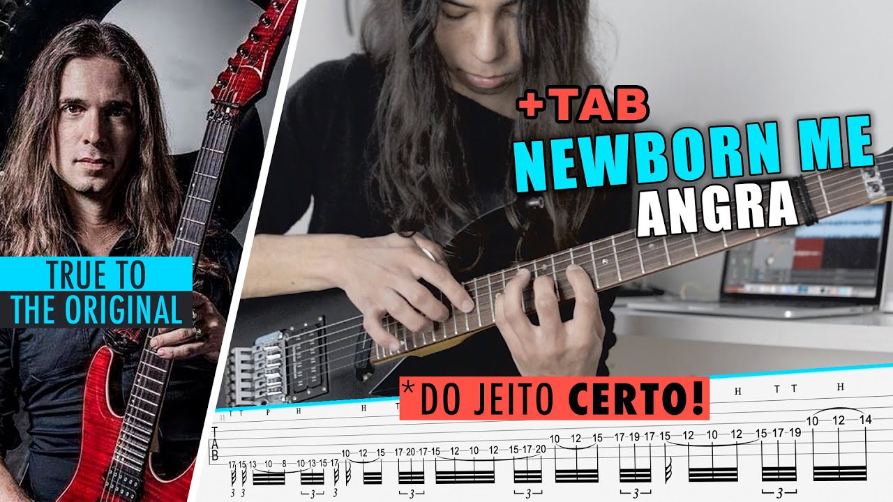 APRENDA A TOCAR Newborn Me (ANGRA) com Tablatura ! Kiko Loureiro Solo